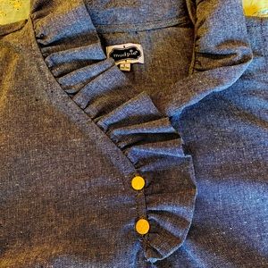 Mudpie Brand denim tank top